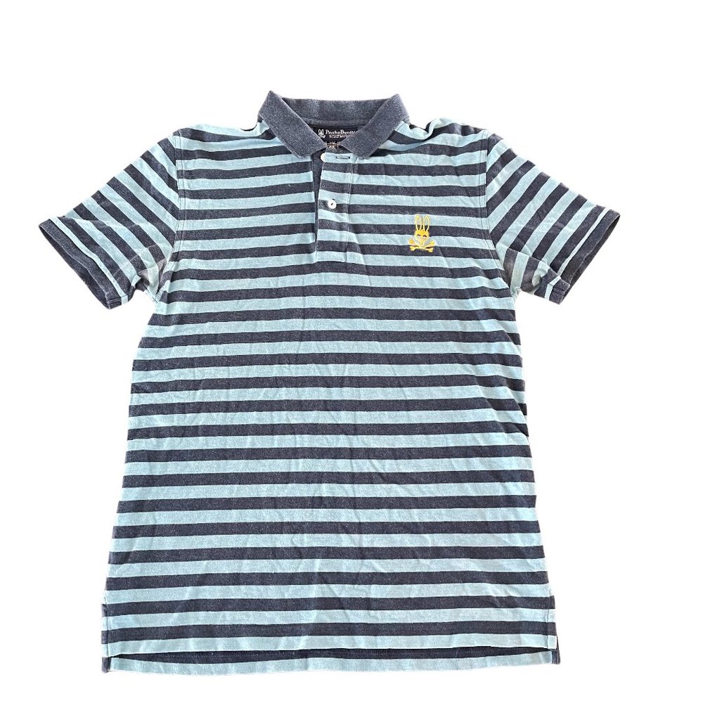 Psycho Bunny Striped Polo - Size 4 (Small)